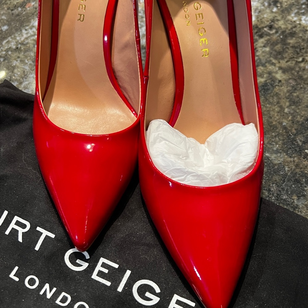 Kurt Geiger Heels Britton red